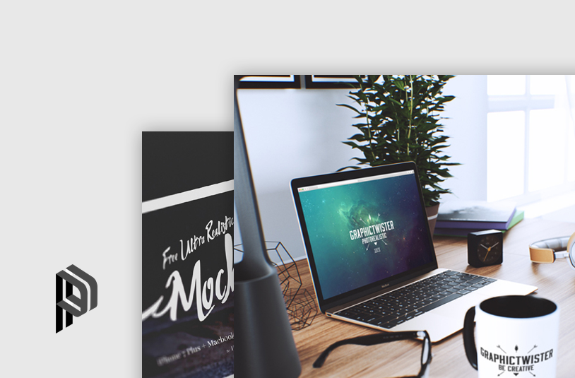 Free Workspace Mockup Templates
