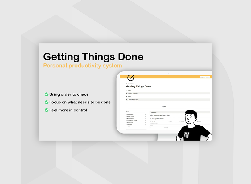 Getting Things Done Personal Productivity System for Notion