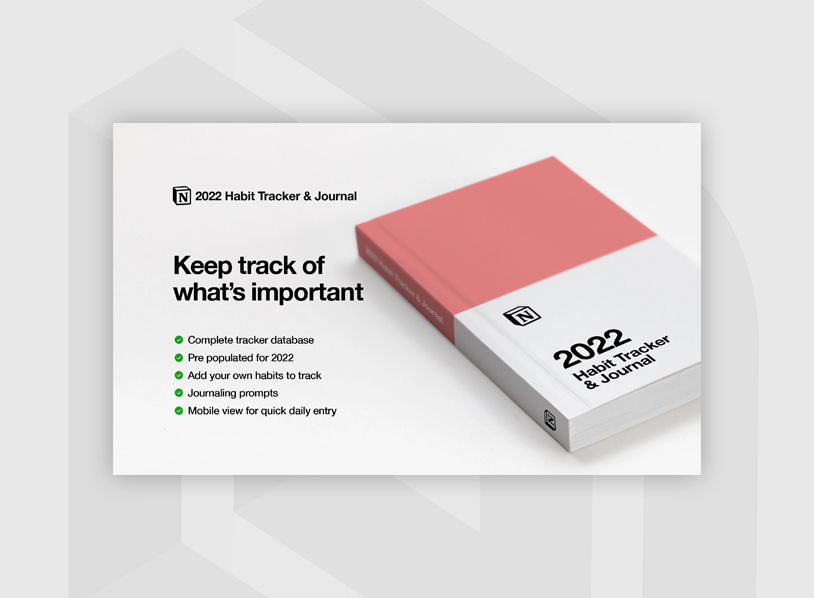 Notion Habit Tracker (with Onboarding) Template