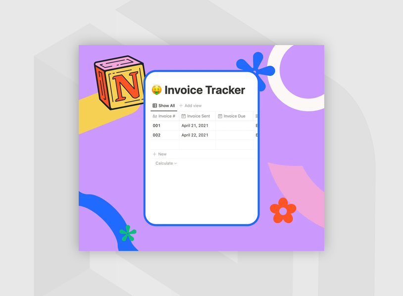 Notion Invoice Tracker Template