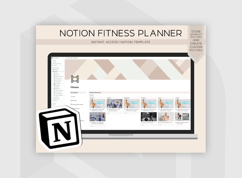 Notion Workout Planner