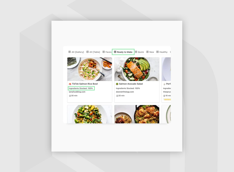 The Ultimate Home Chef Dashboard
