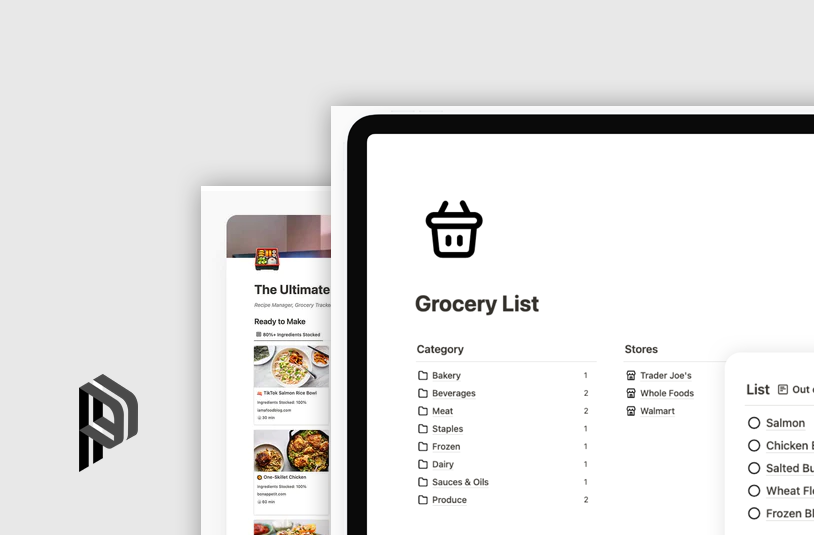 Best Notion Grocery List & Meal Planning Templates