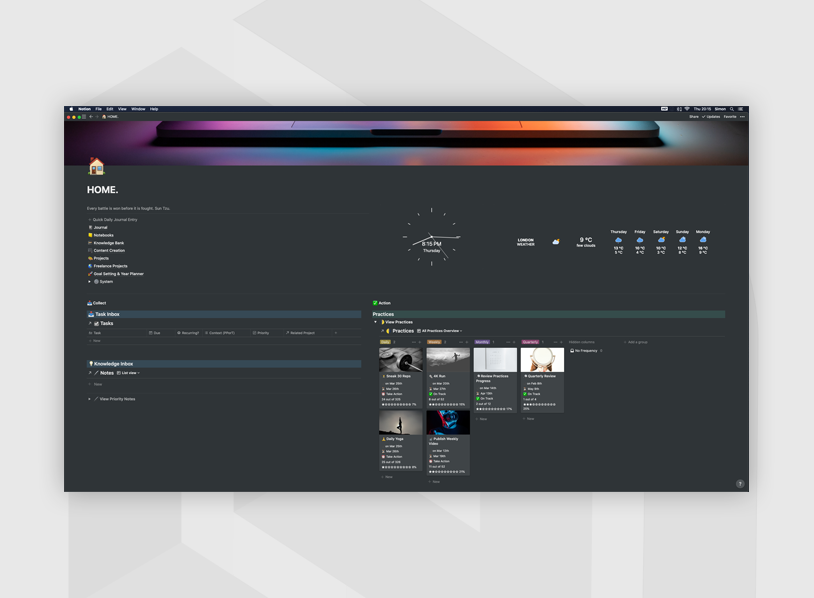 A Complete Notion: Life OS Version 1
