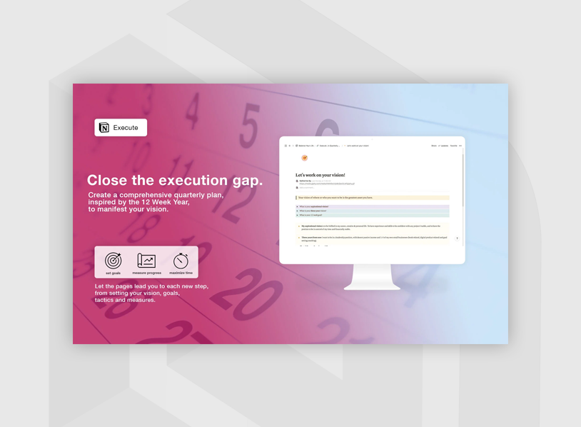 A Quarterly Planning System 