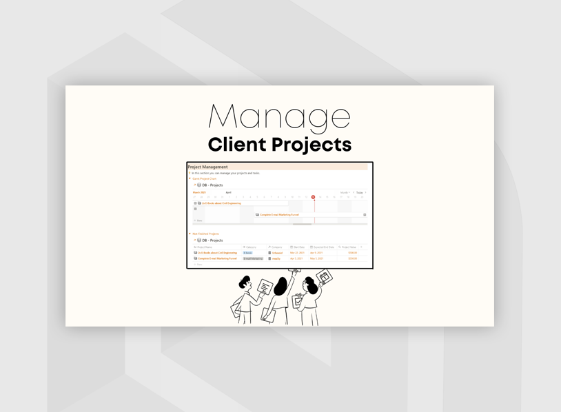 All-in-one Freelancer CRM Notion Template