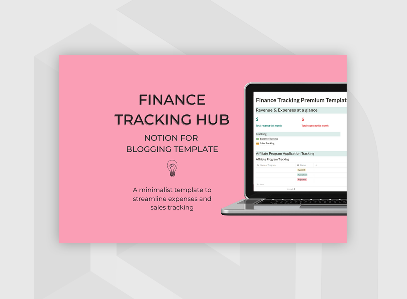Blog Finance Tracking Templates