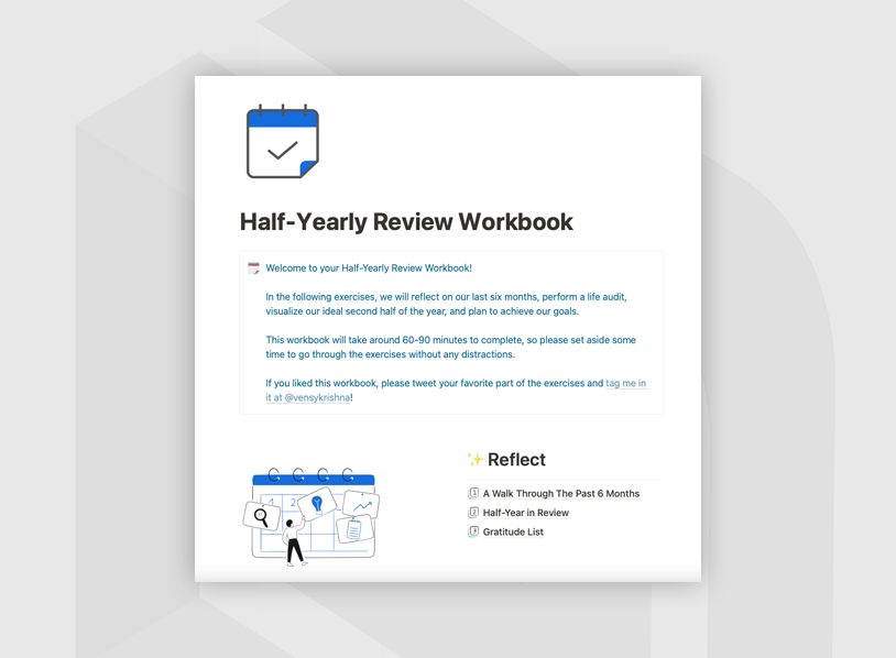 Half-Yearly Review Workbook