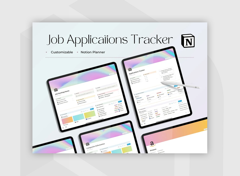 Job Applications Tracker Notion Template