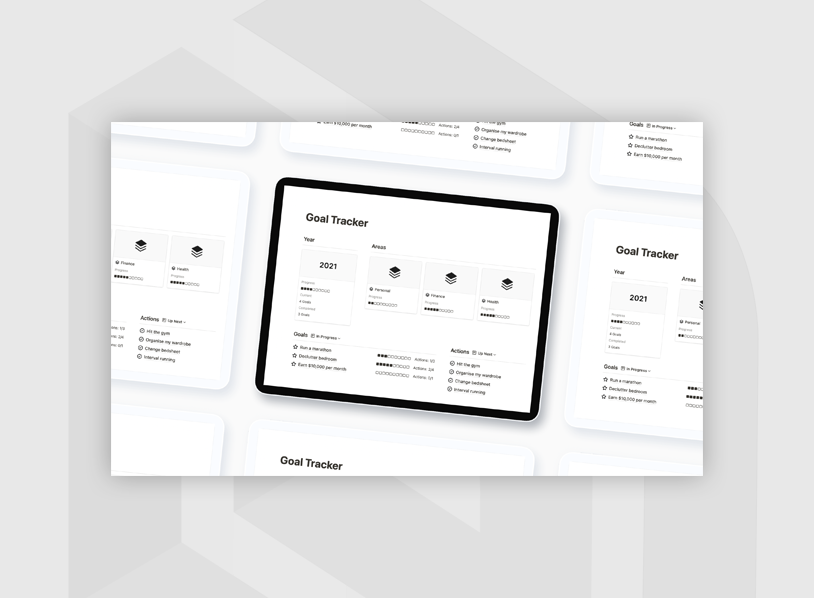 Notion Advanced Goal Tracker