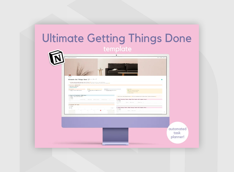 Notion All In One Getting Things Done