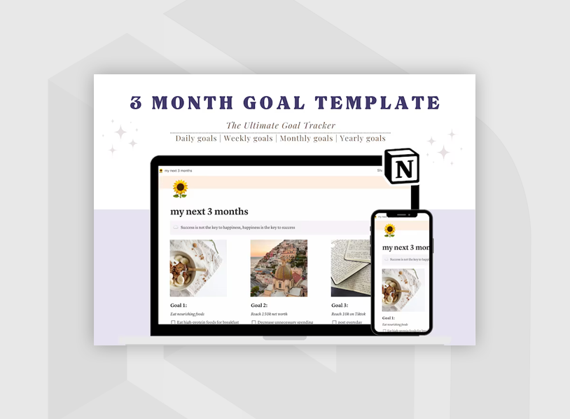 Notion Goal Template