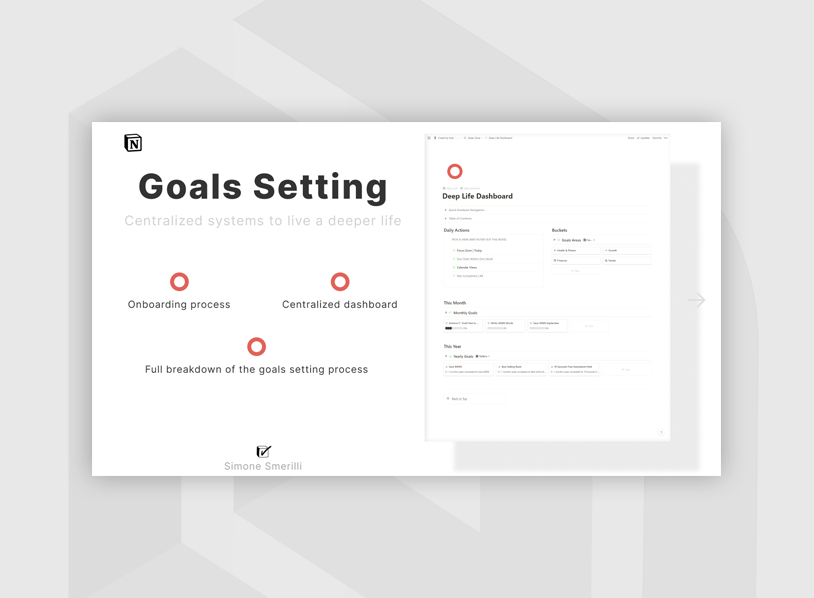 Notion Goals Setting