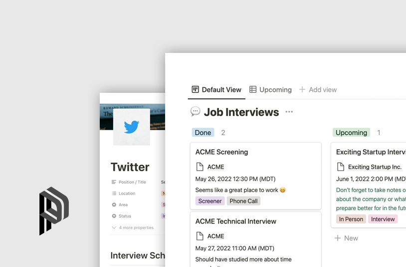 Notion Job Search Templates