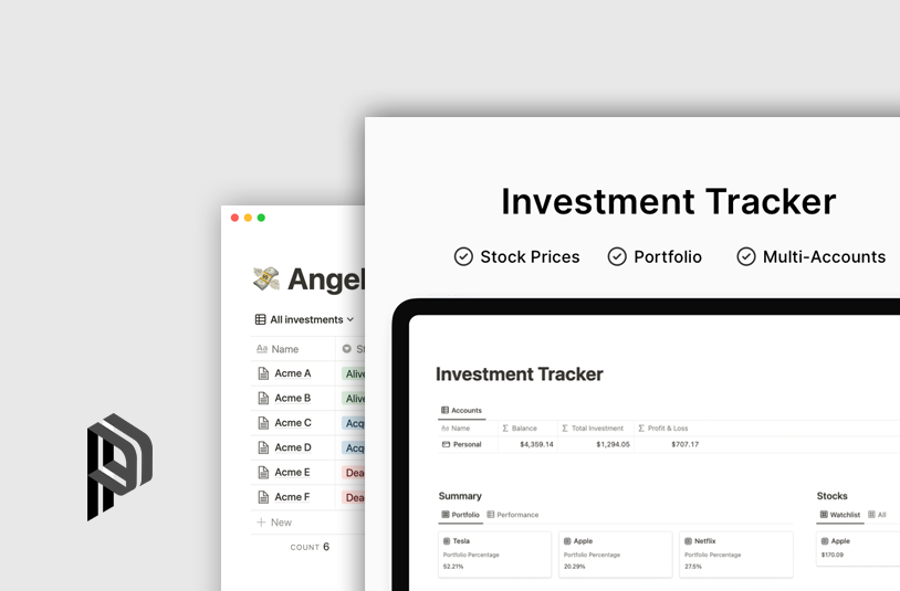 Notion Stocks & Investment Templates