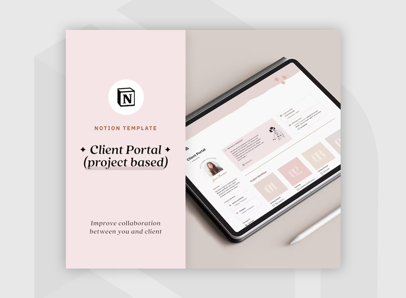 Notion Template Client Portal