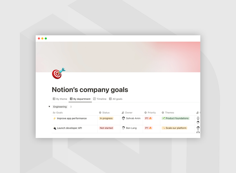 Notion’s company goals