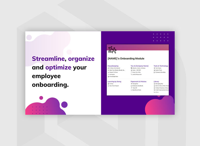 Onboarding Operating System