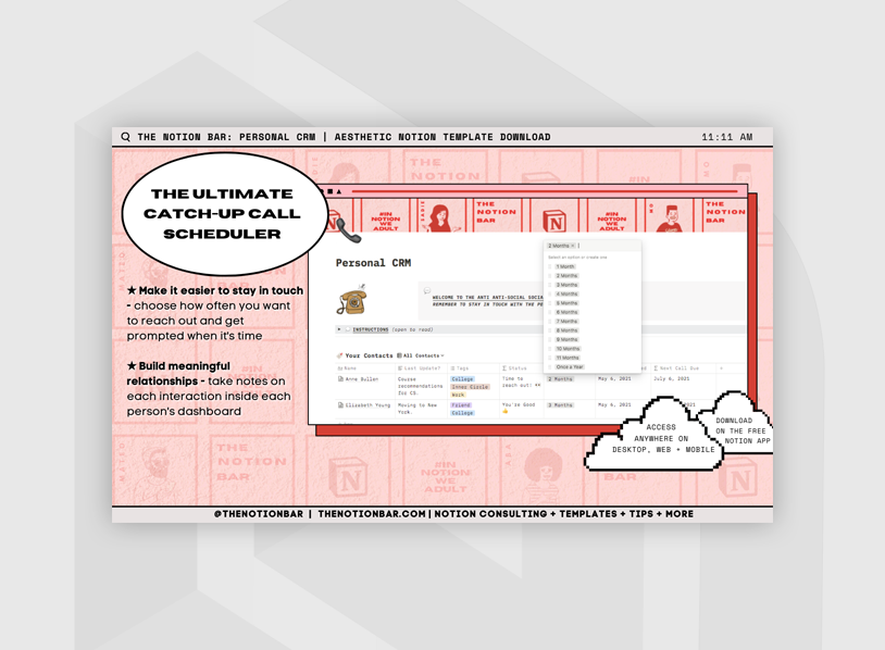 Personal CRM & Relationships Tracker