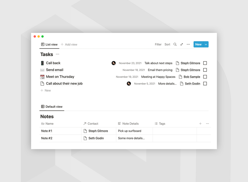 Personal CRM
