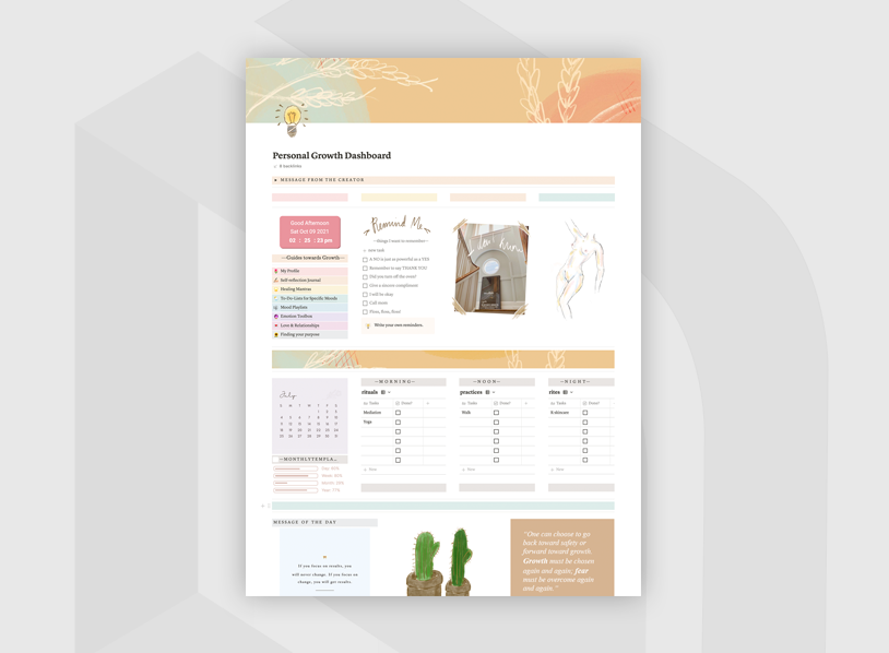 Personal Growth Planner