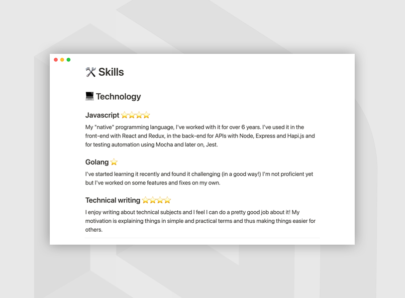 Resume