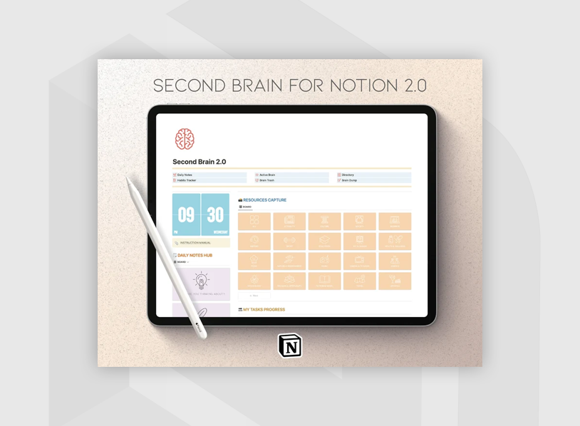 Second Brain for Notion, Never forget your ideas