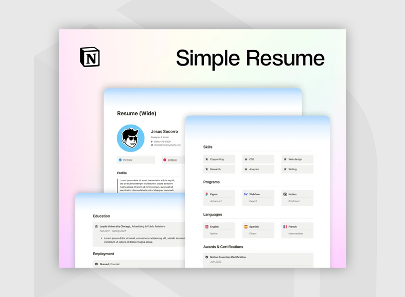 Simple Resume