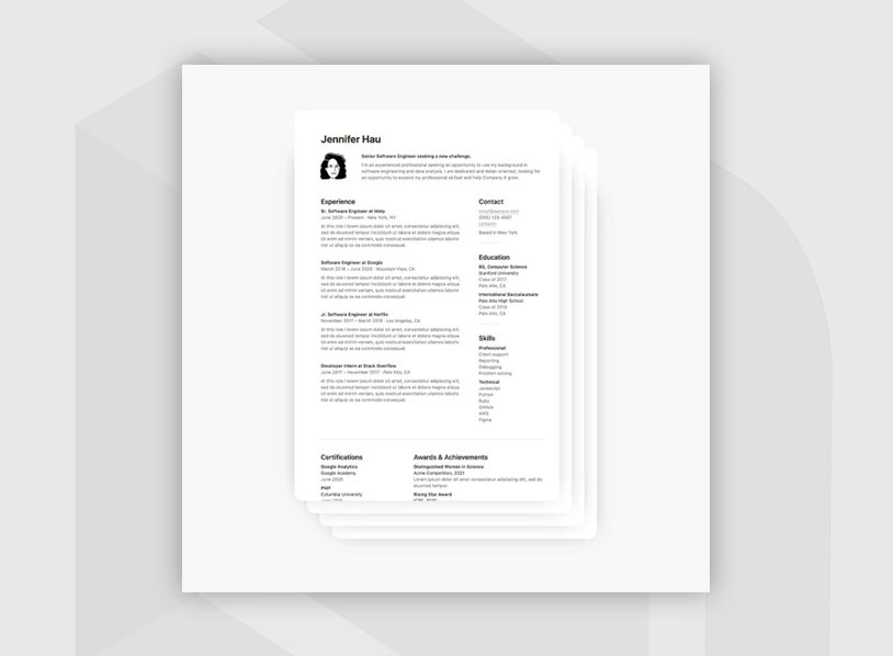 The Essential Notion Resume Template Pack