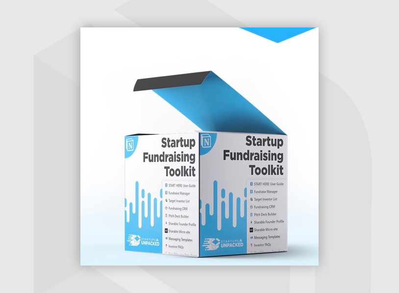 The Startup Fundraising Toolkit, Built on Notion 