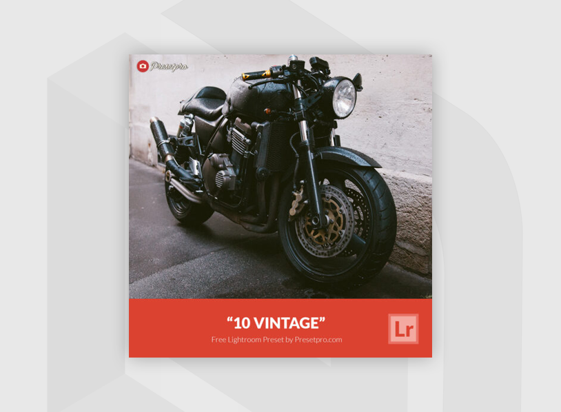 10 Free Vintage Lightroom Presets