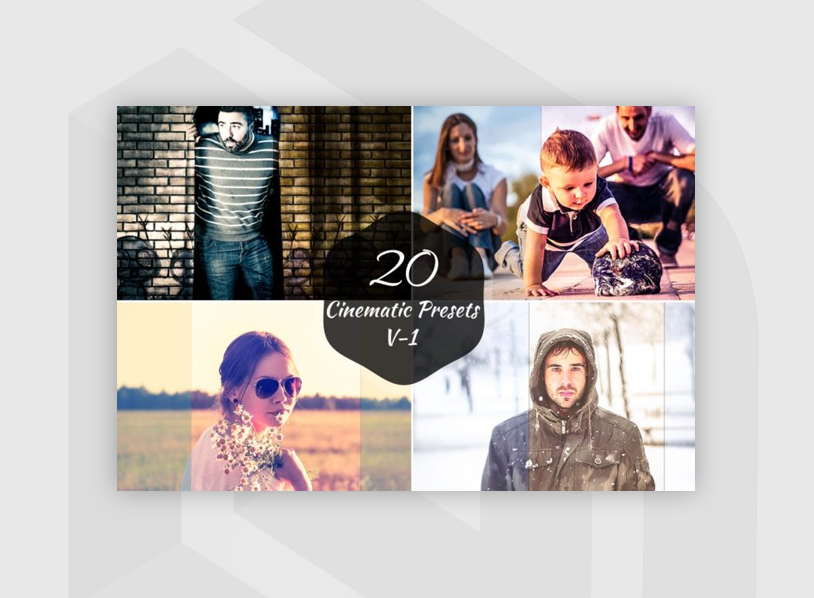 20 Cinematic Lightroom Presets