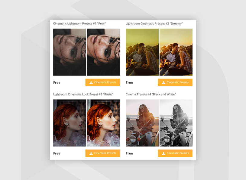 300 Cinematic Lightroom Presets