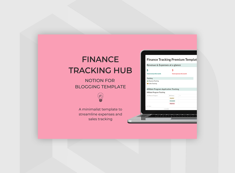Blog Finance Tracking Templates
