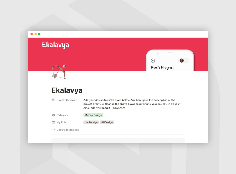 Designer portfolio