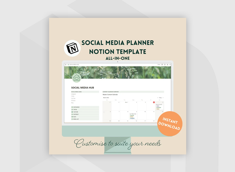 Digital Social Media Planner