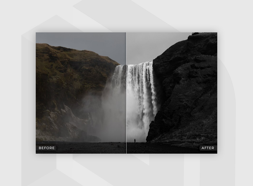 FREE Black & White Lightroom Presets for Landscapes