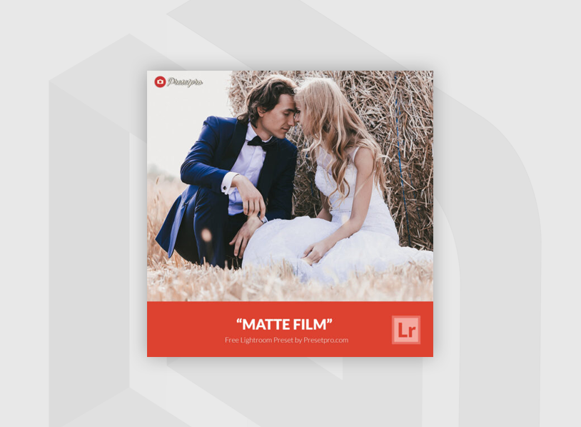 Free Lightroom Preset Matte Film