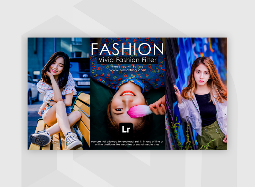 Free lightroom preset for Fashion Photography