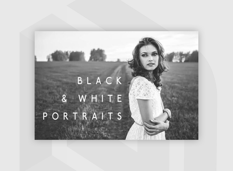 Free – Black & White Portraits Lightroom Presets