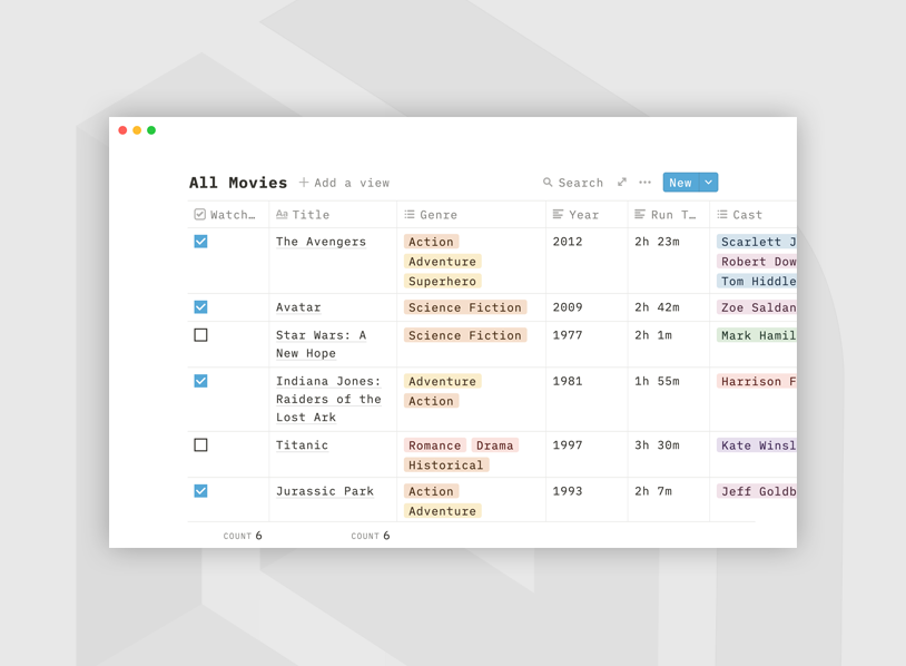 Movie tracker