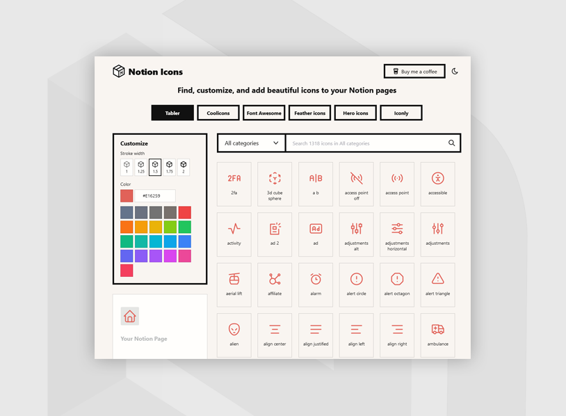 Notion Icons