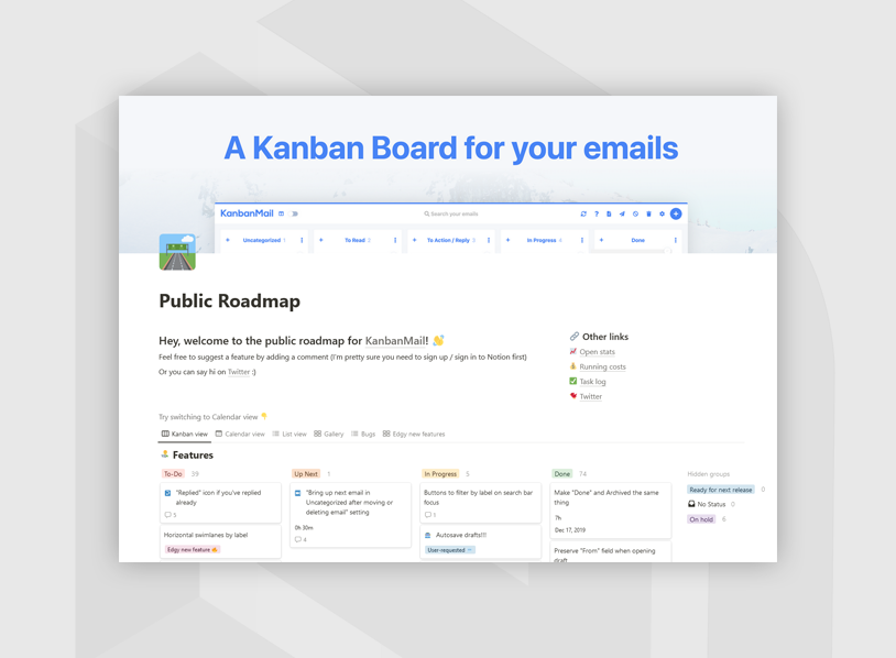 Public Roadmap