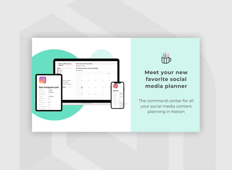 30+ Best Notion Social Media Templates (Free & Paid) 2023