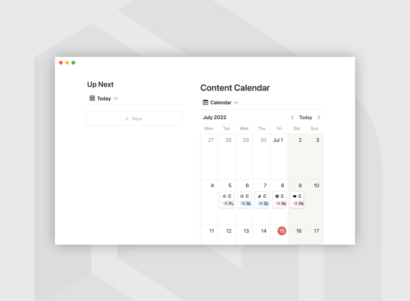 Social media planner