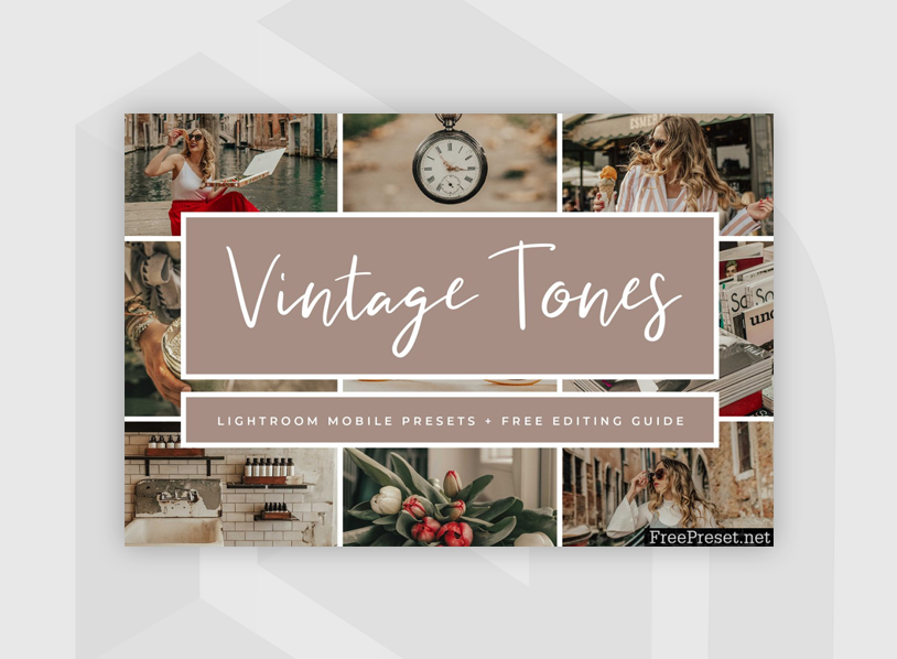 Vintage Lightroom Mobile Presets
