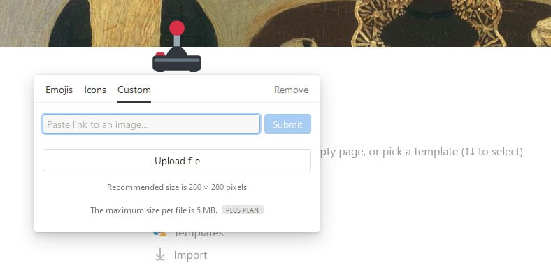 Custom Icon