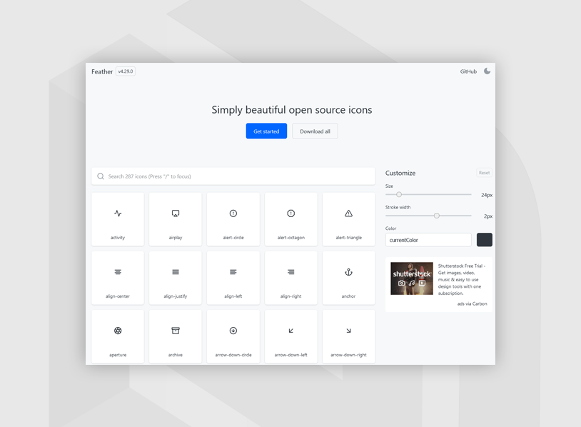 Feather Icons