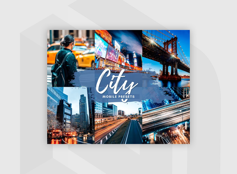 10 Mobile Lightroom Presets CITY