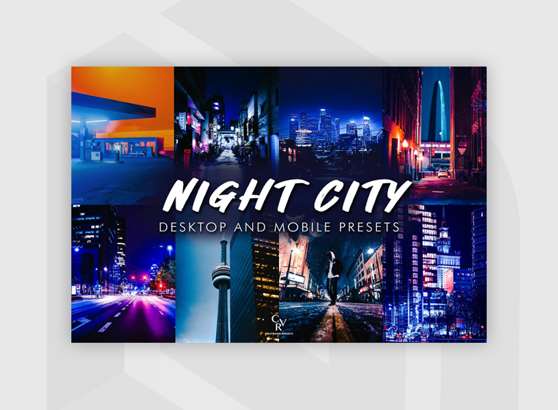 10 Night City Lightroom Presets
